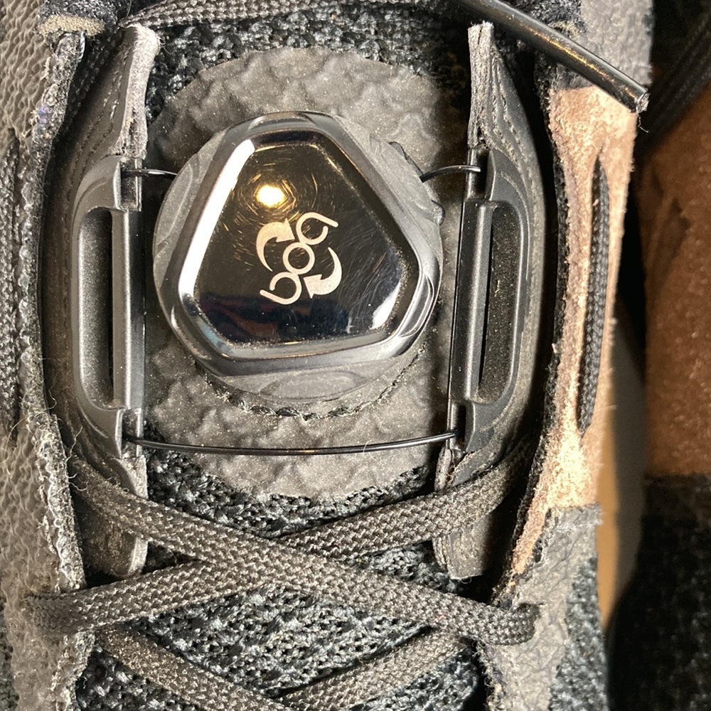 adidas Leistung 16 II BOA Weightlifting Shoes Sz 11 Black Suede Gym CrossFit - Picture 10 of 16